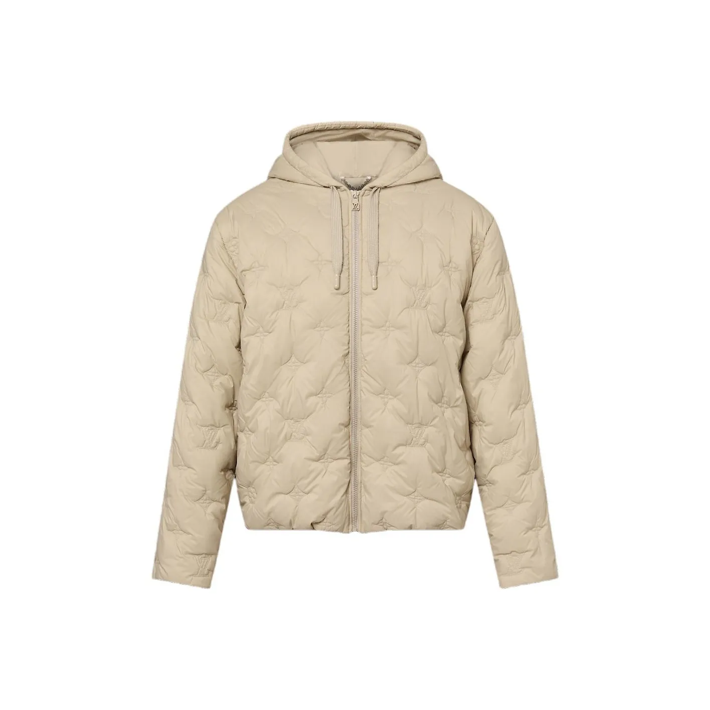 LOUIS VUITTON Monogram Quilted Nylon Hooded Blouson
