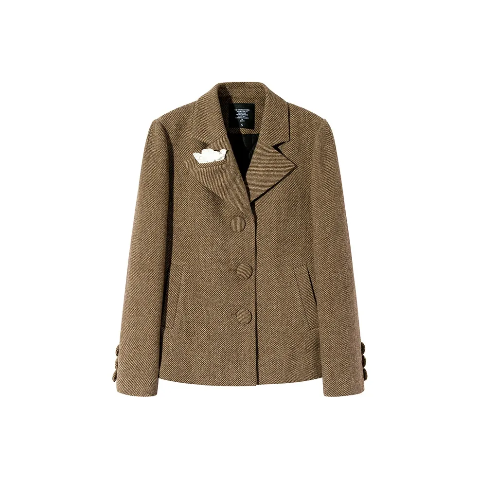 Ouyang Бизнес-костюм женский цвет хаки