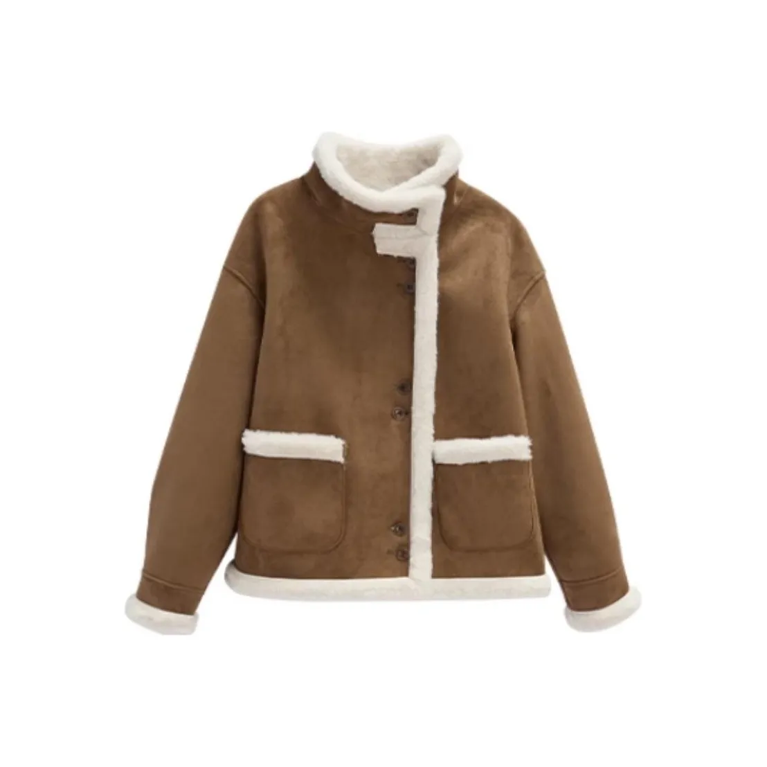 Love To Serve Вельвет Feel Куртка Женская Коричневая