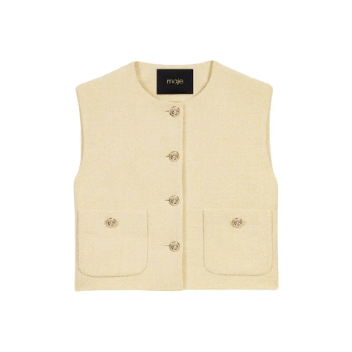 Maje Tweed Vest