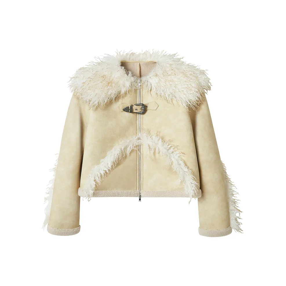 DIDDI MODA Зимний кожаный куртка для женщин