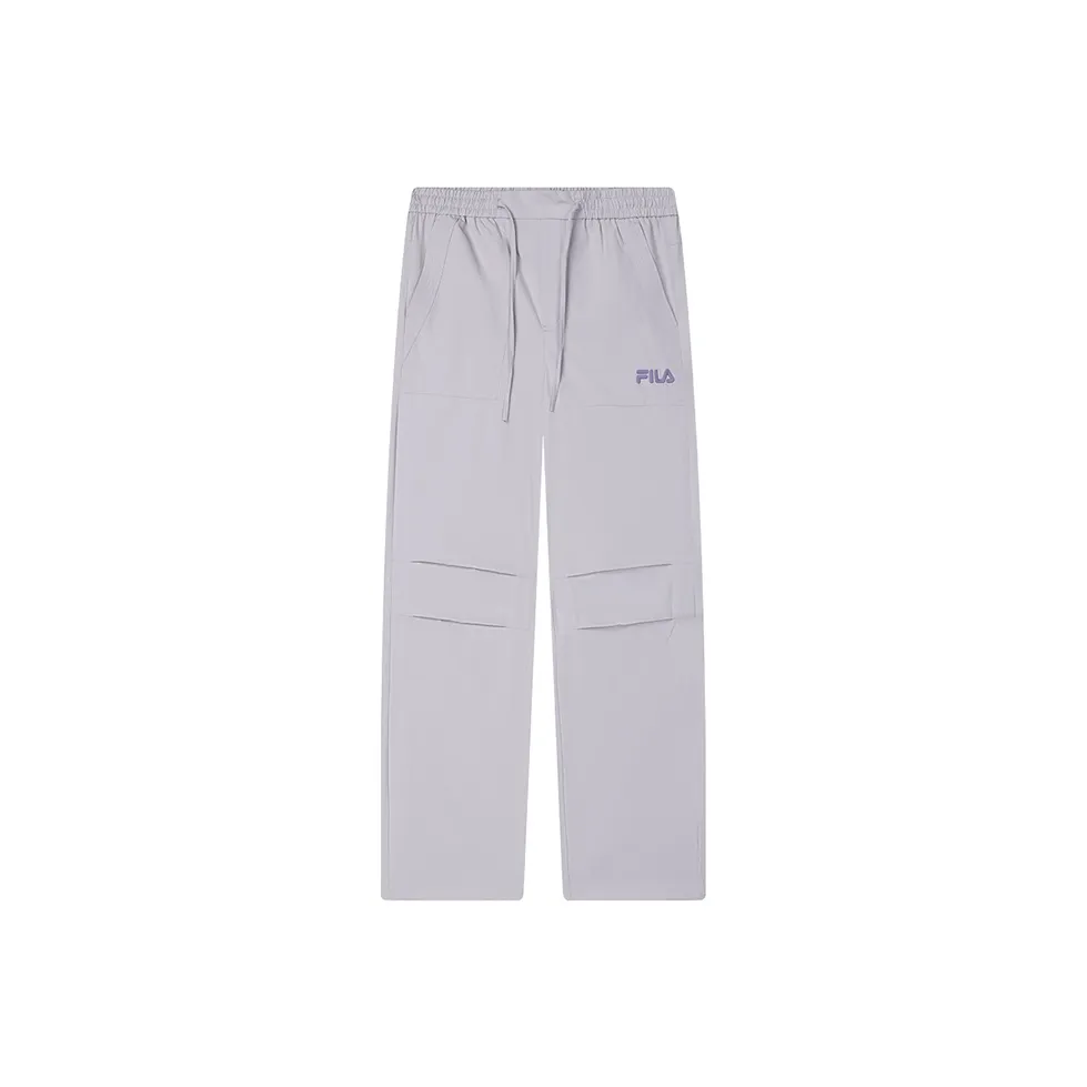 FILA Casual Pants Women's Light Cream Purple