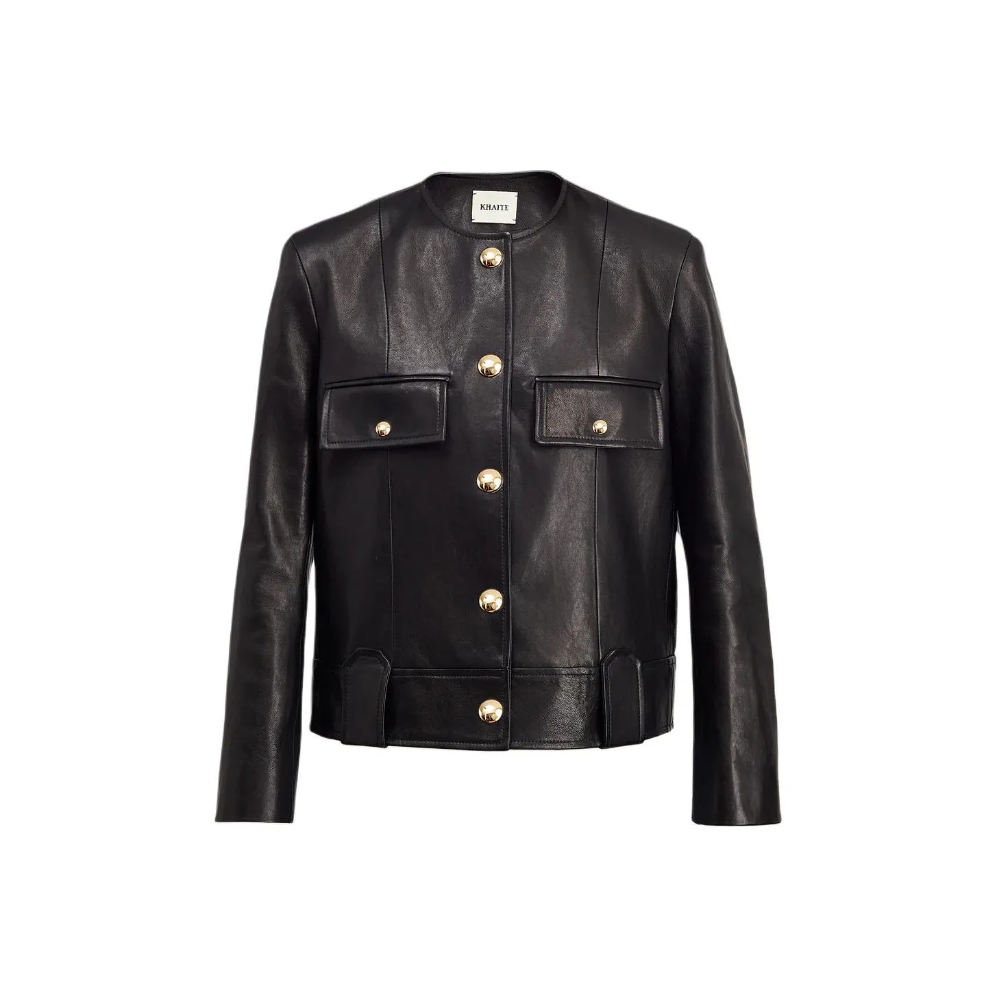 KHAITE The Laybin Leather Jacket