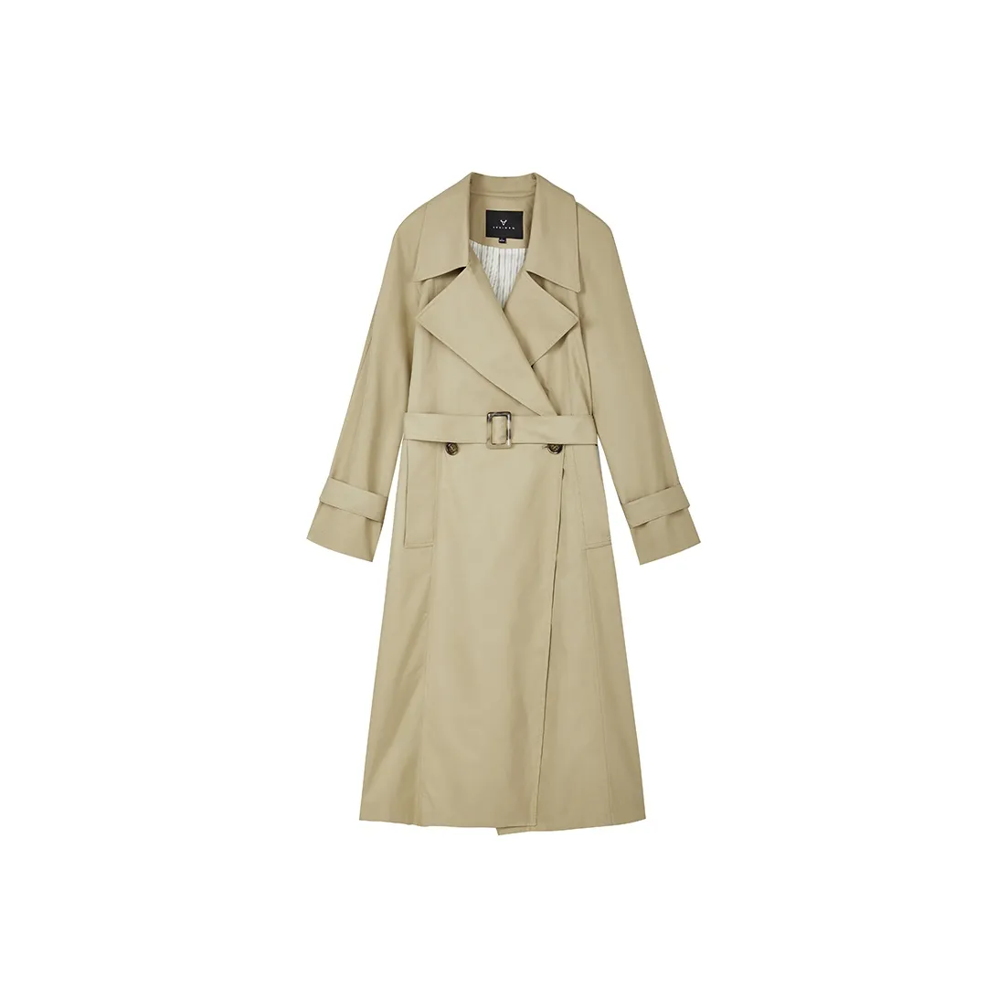 Yu Qianwen Тренчкот Женские CAMEL