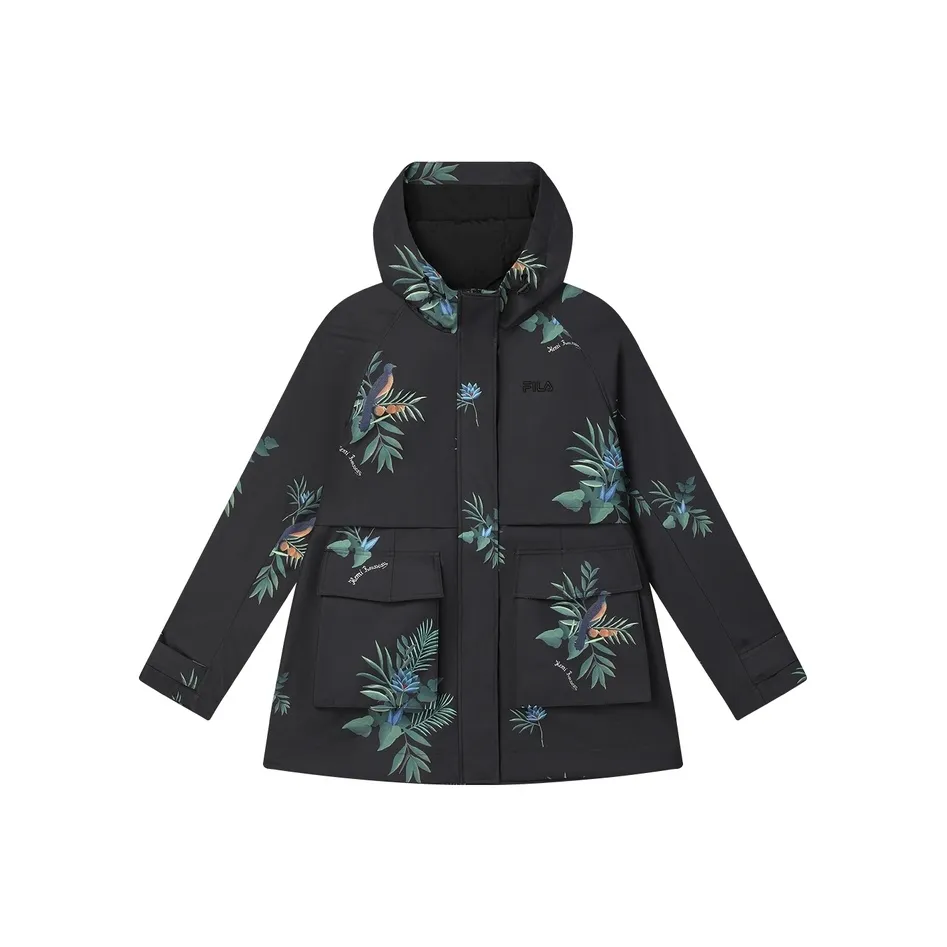FILA x LUSUO Ветровка Женская с принтом по всей поверхности