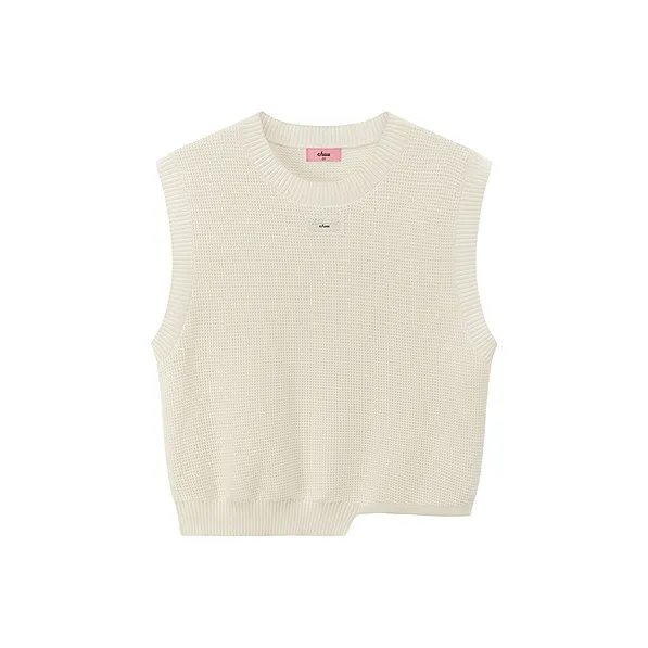 CHUU Жилет Женский Белый Абрикос