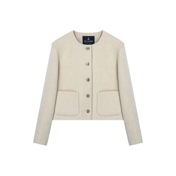 E.land Бизнес-костюм женский цвет слоновая кость