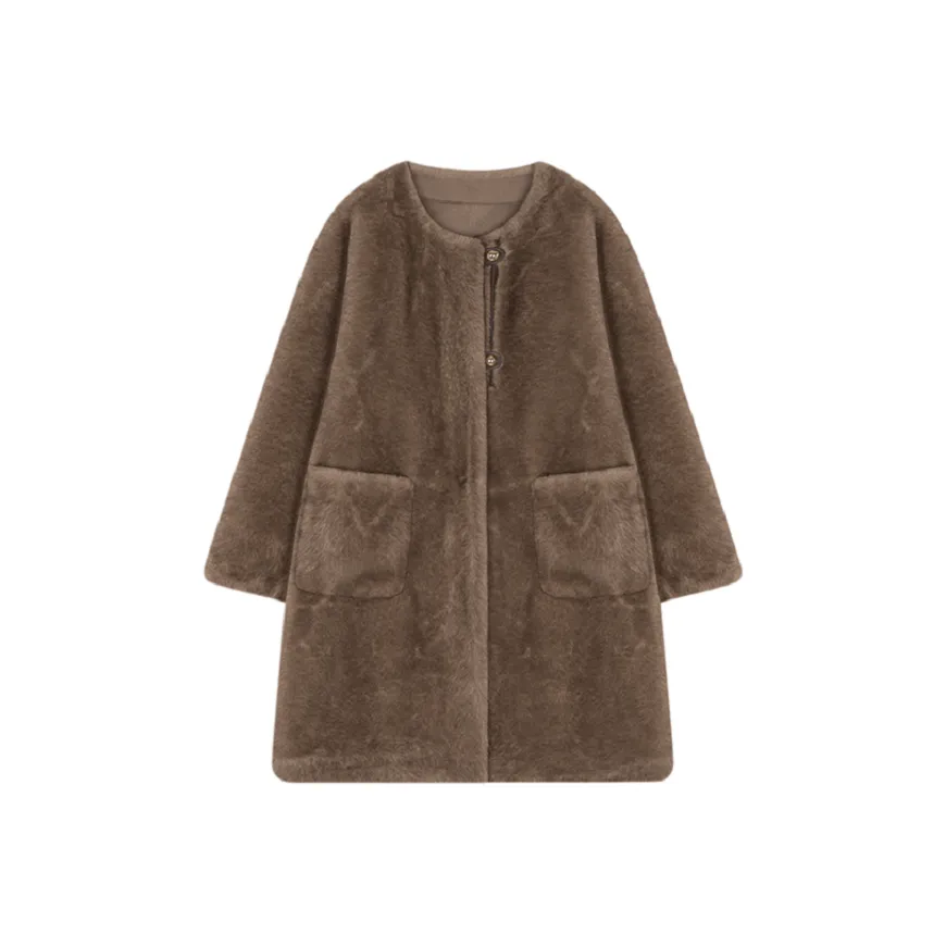 XWI Velvet Feel Пальто Женское Mocha