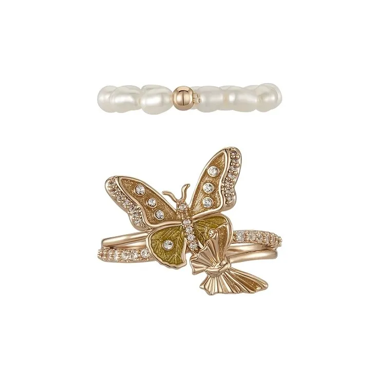 RiotLILY Элегантный Утонченный Модный Сплав Кольца Женские