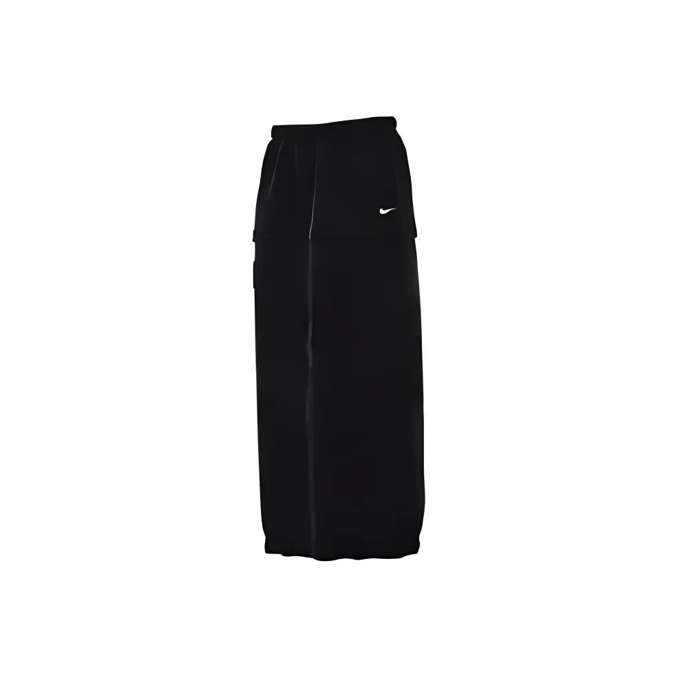 Nike Sportswear Essential Women's Mid-Rise Woven Cargo Midi Skirt Black