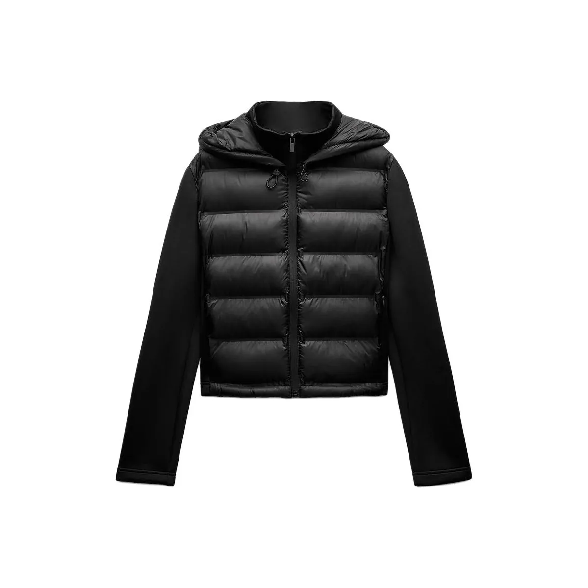 ZARA Trf Puffer Jacket Women's Black