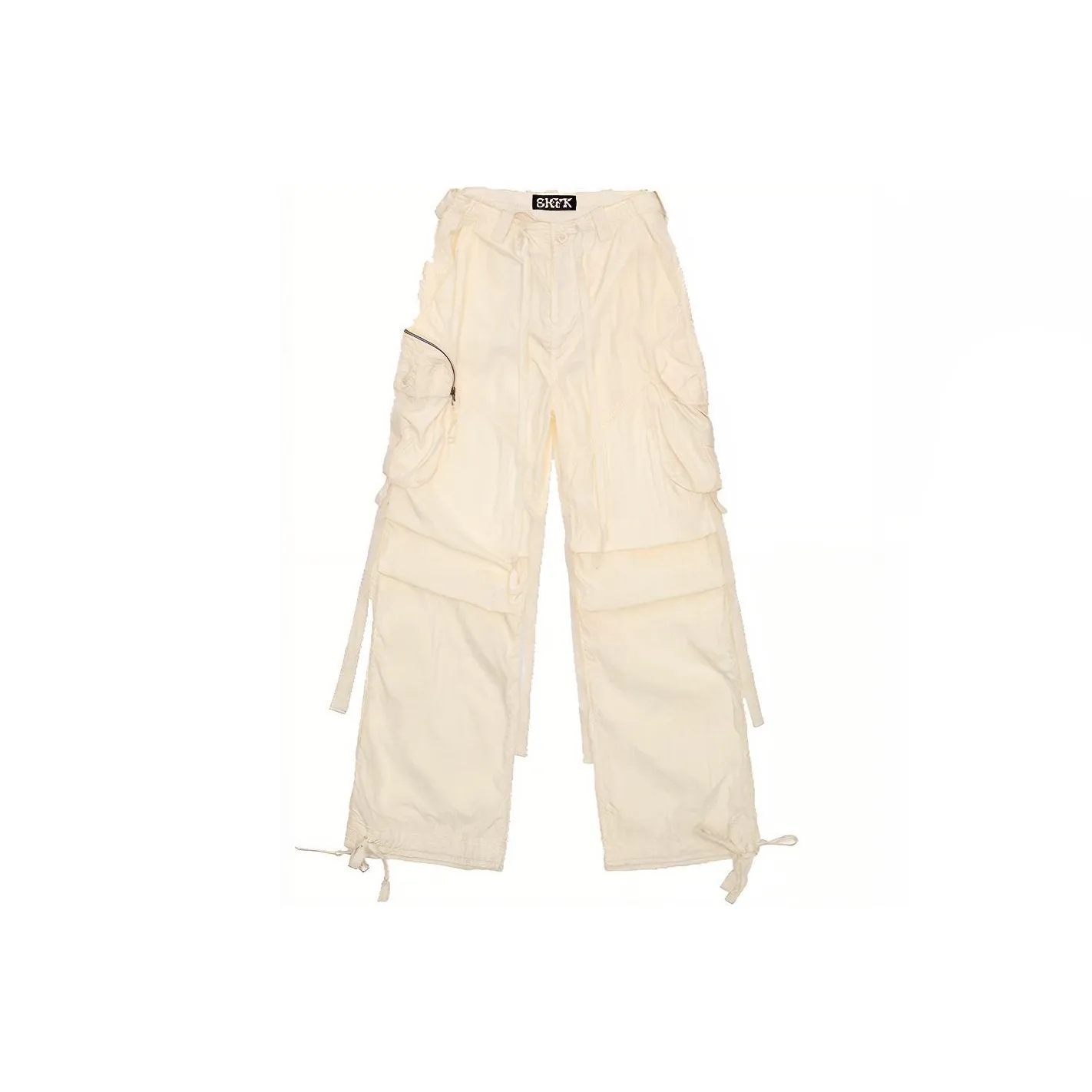 SMFK SS23 Повседневные брюки Женские Кремовый