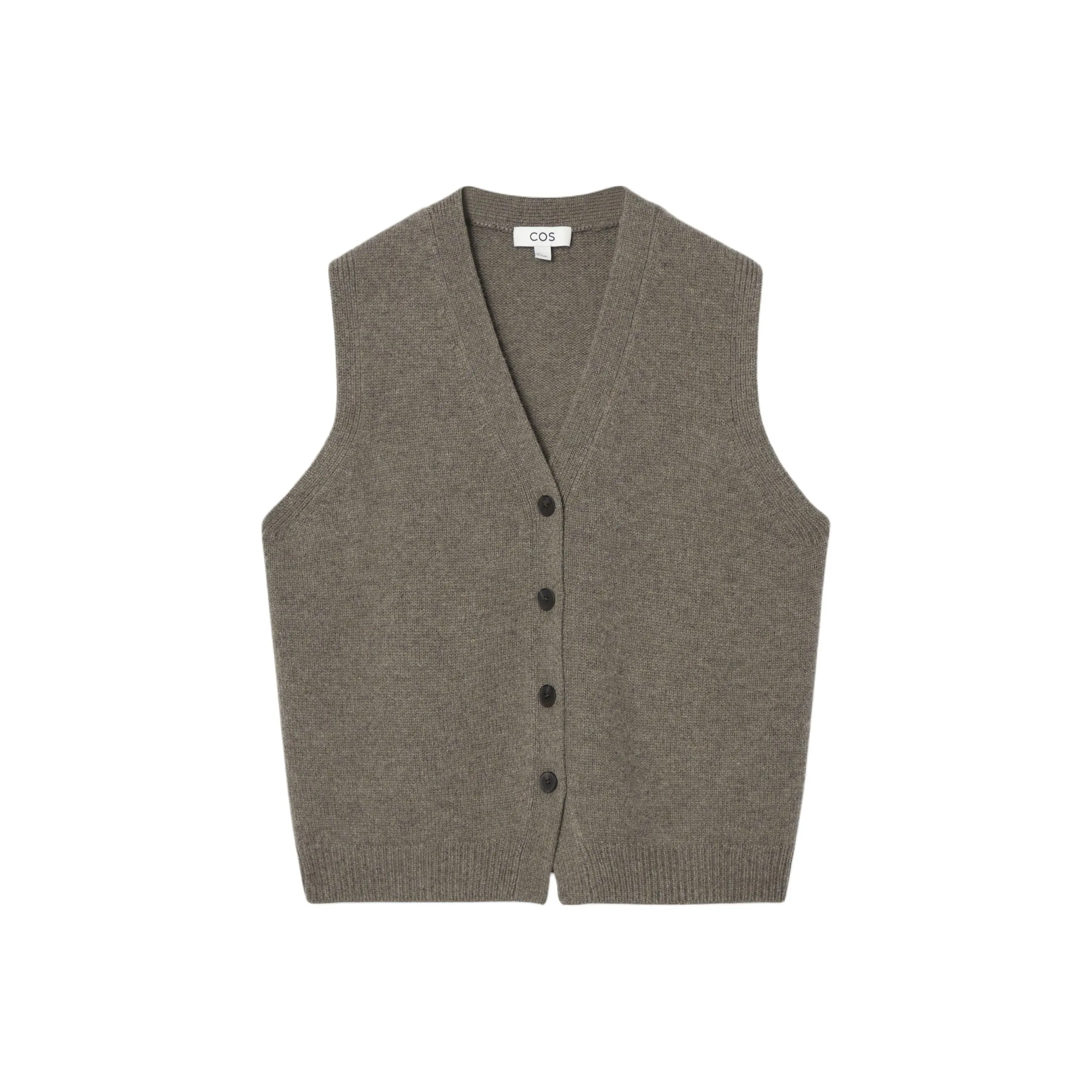 COS Коричневые Женские Жилеты