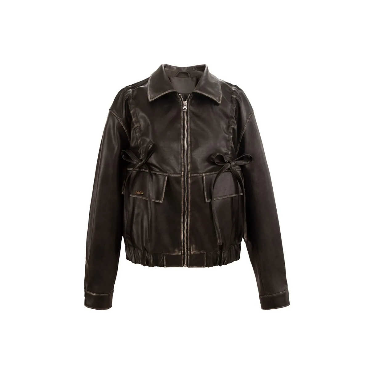 UNIFREE Leather Jacket Women's Black Brown