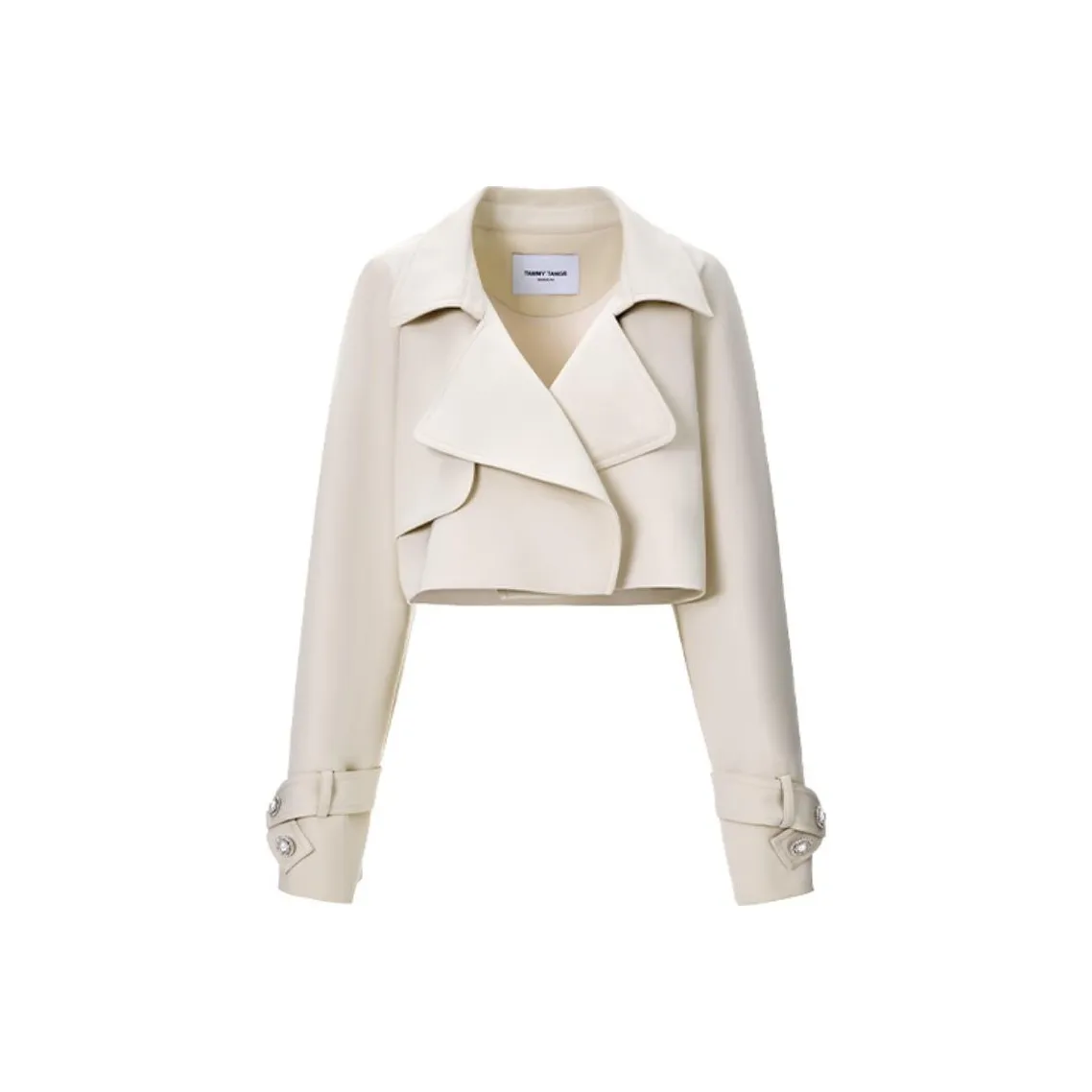 TAMMY TANGS Тренчкот Женский Серый Бежевый