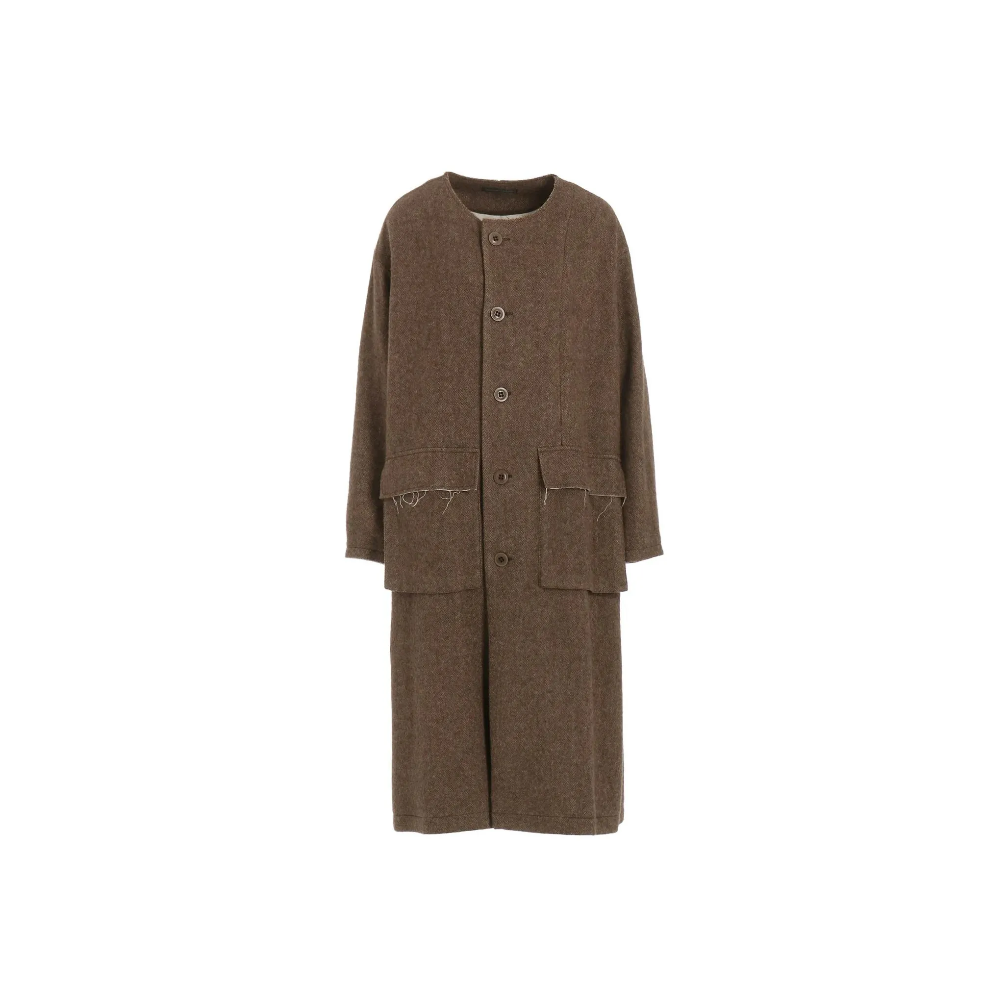 Yohji Yamamoto Flap-pocket Coat