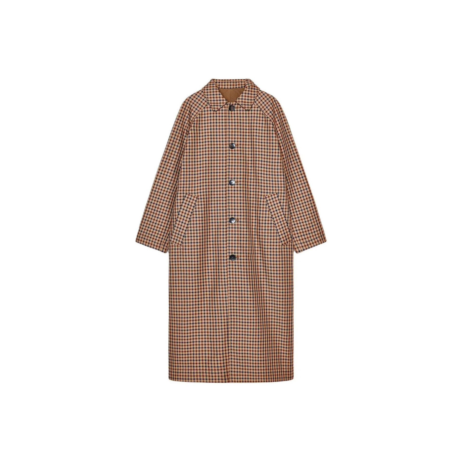 ZARA Trench Coat Women's Dark Camel