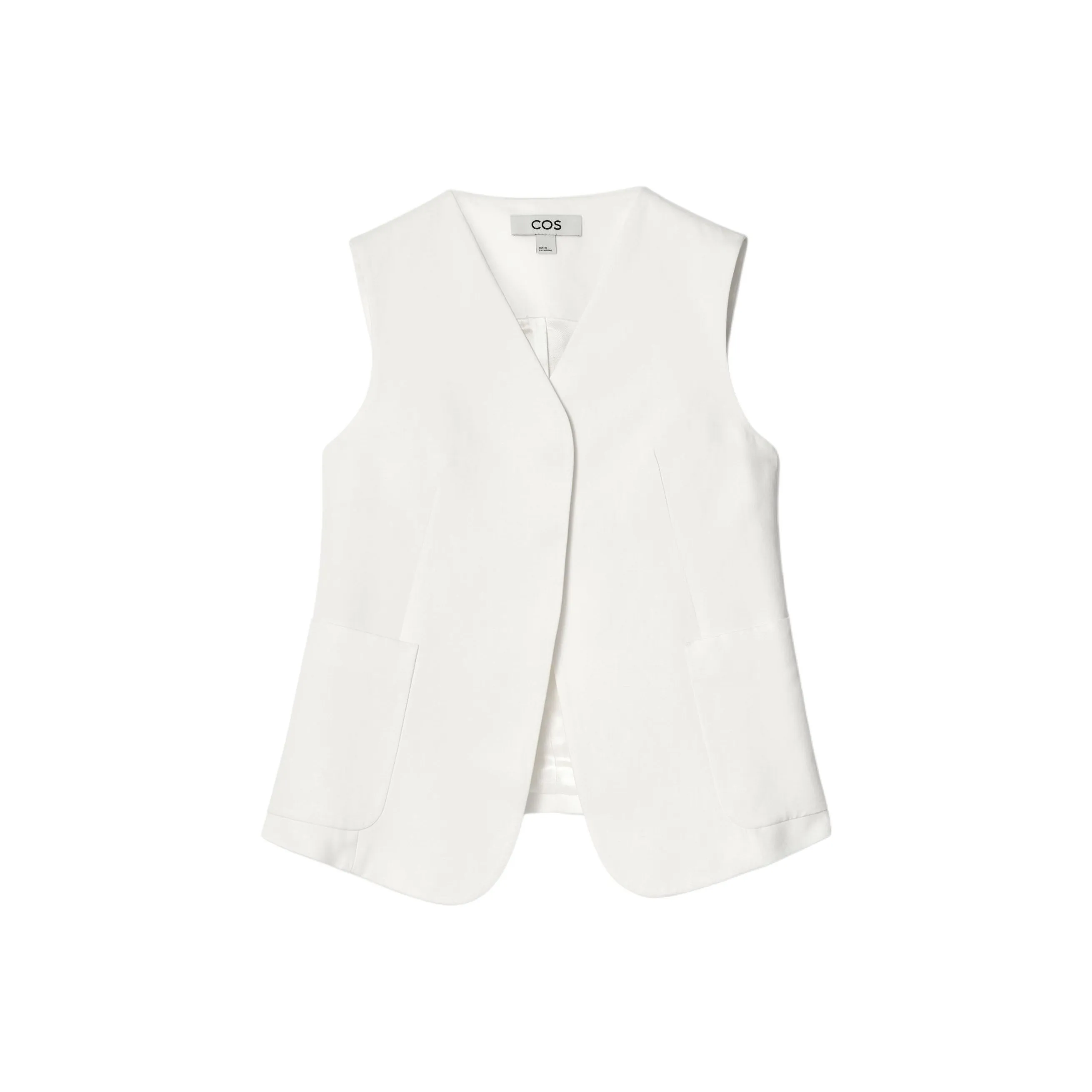 COS Vests Women's Ivory