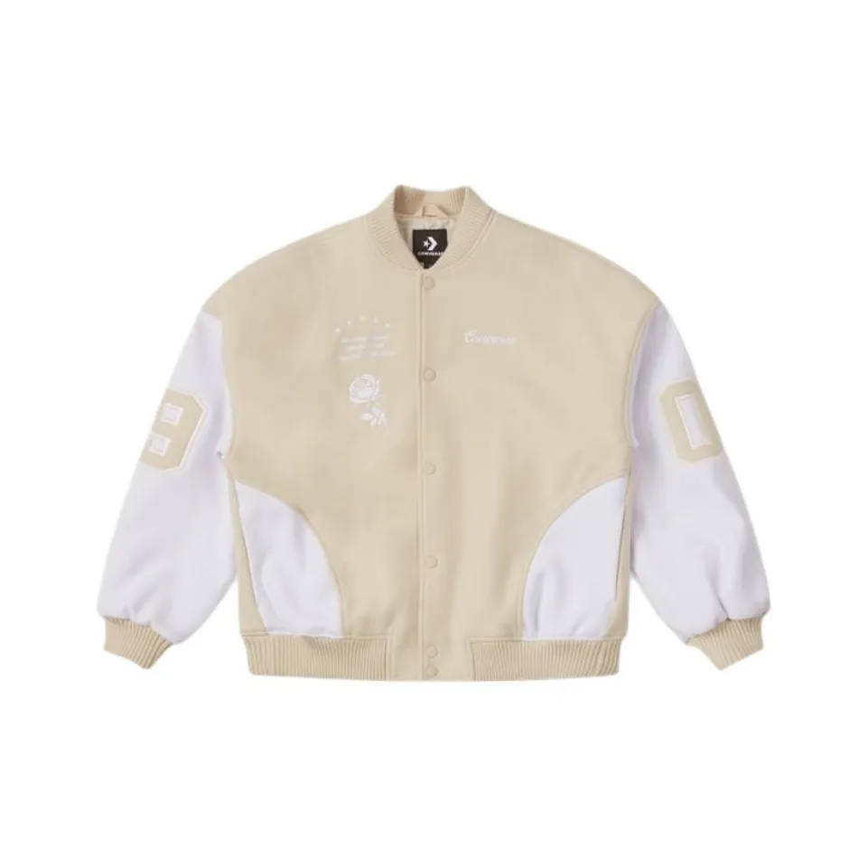 Конверс Хлопковый пуховик женский коричневый