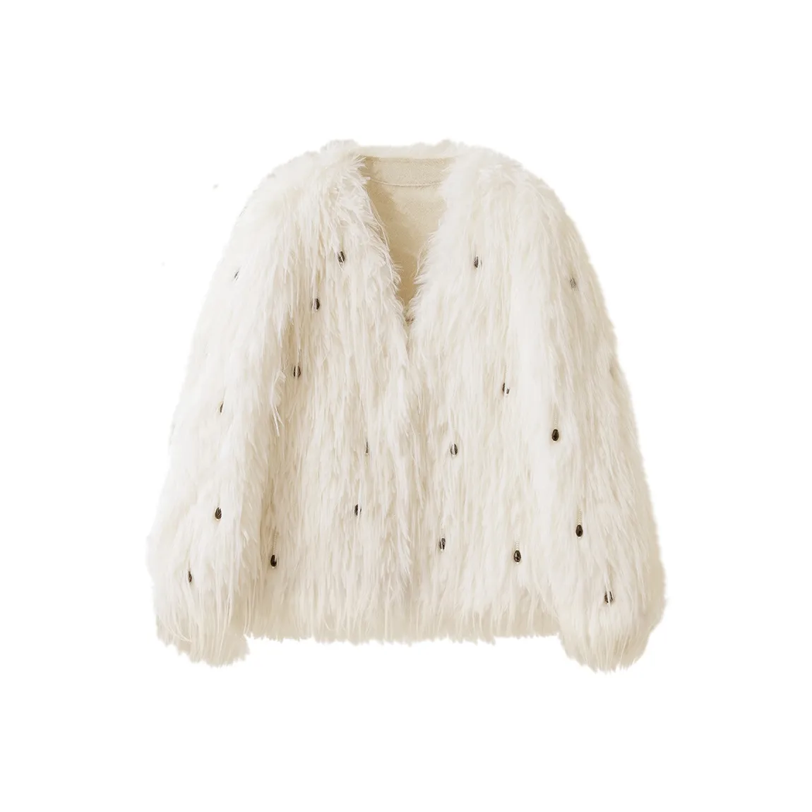 AMII Экрю Женские Меховые изделия