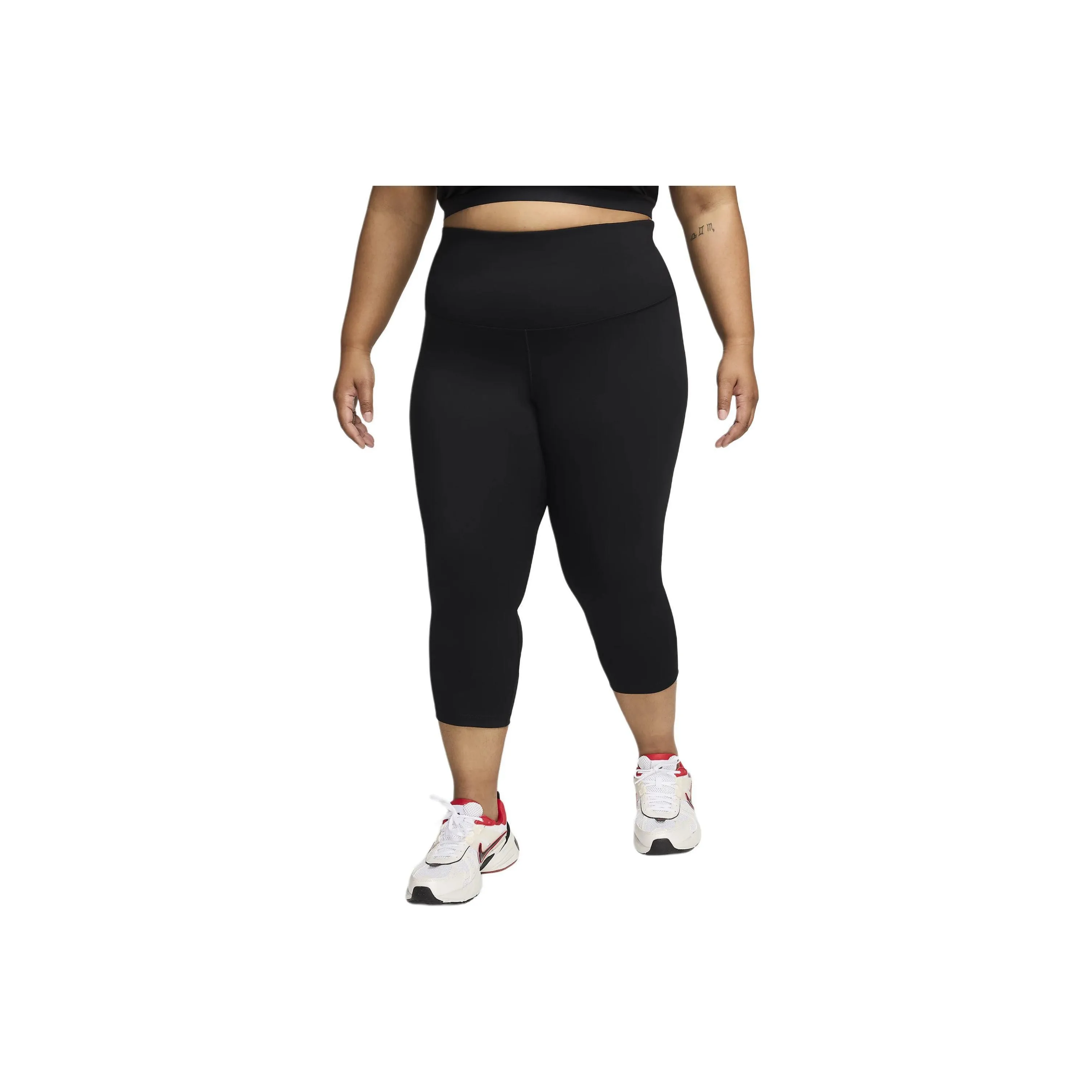 Nike One Women's High Waisted Crop Leggings Plus Size