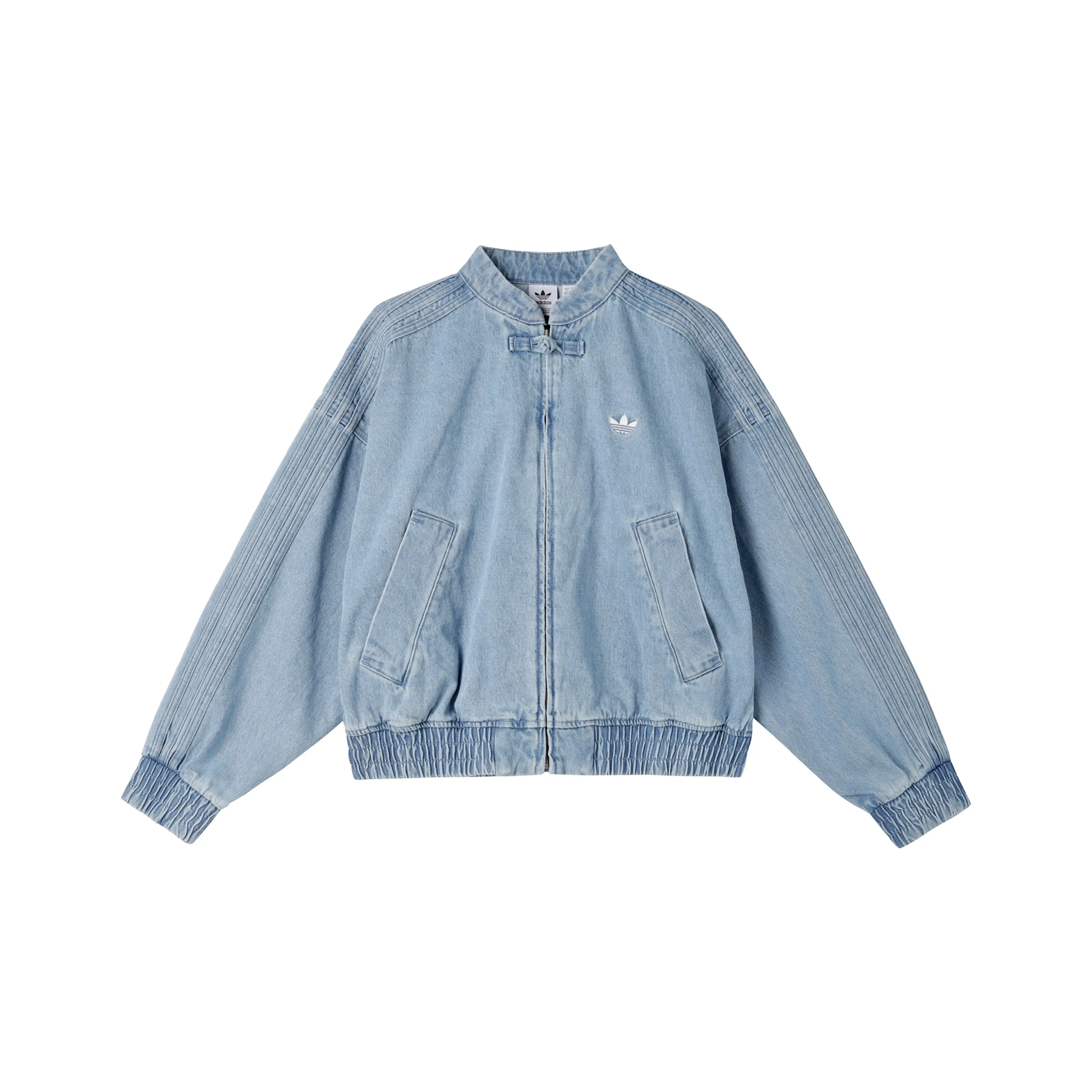 Adidas Originals Denim Jacket Women
s Light Denim Blue