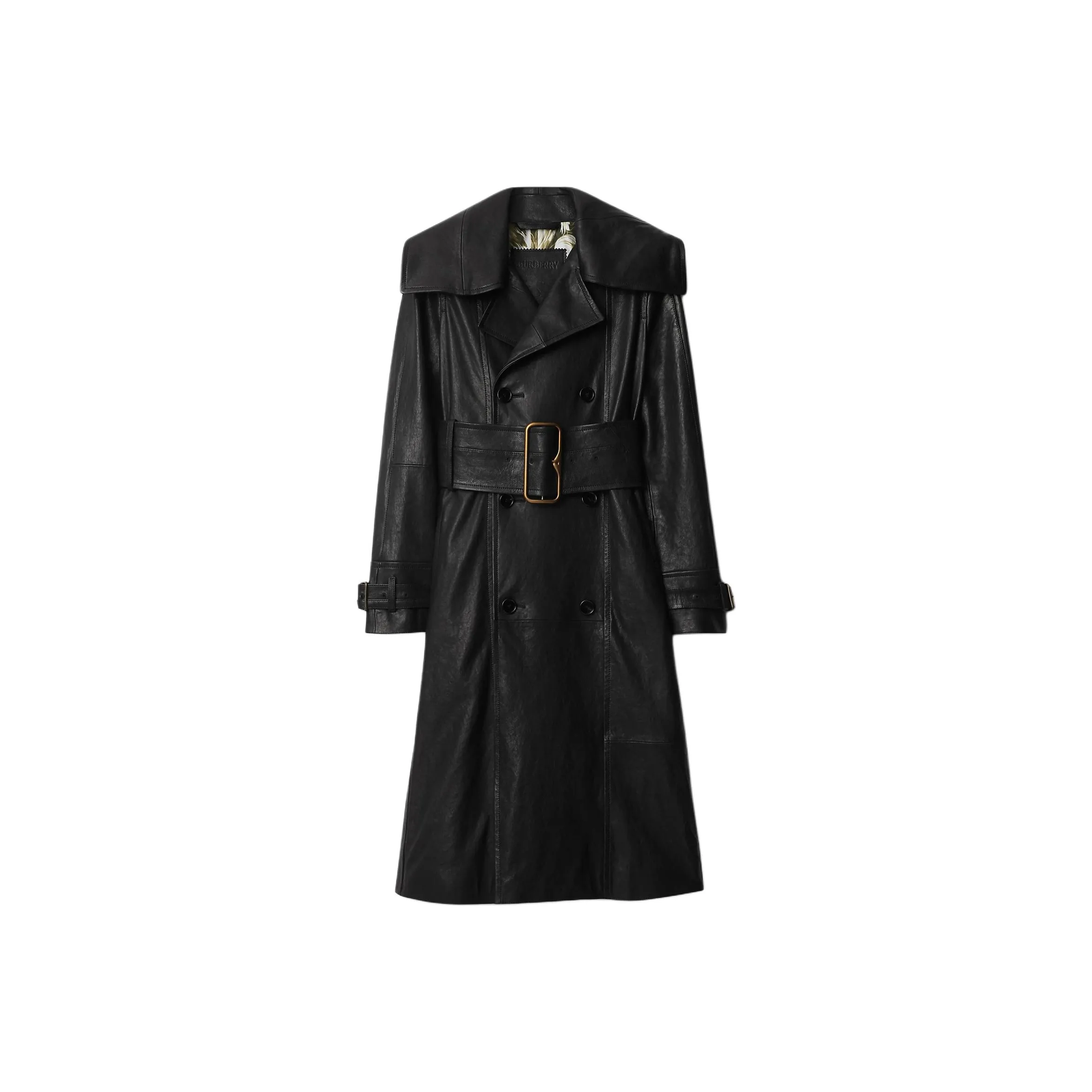 Burberry Leather Jacket Women's Black