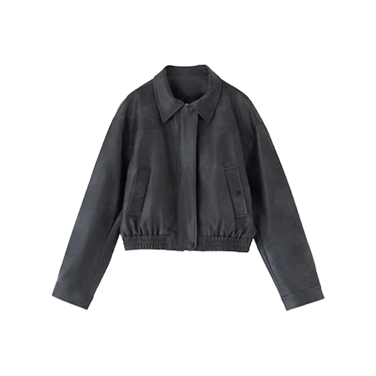 PAZZO Кожа Куртка Женская Черная