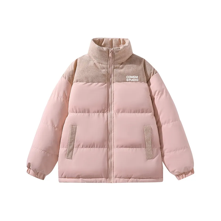 COMGM Хлопковый пуховик унисекс розовый