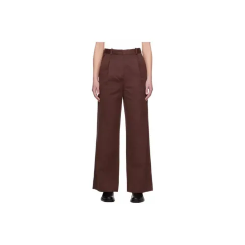 Loulou De Saison Красные Женские Повседневные Брюки