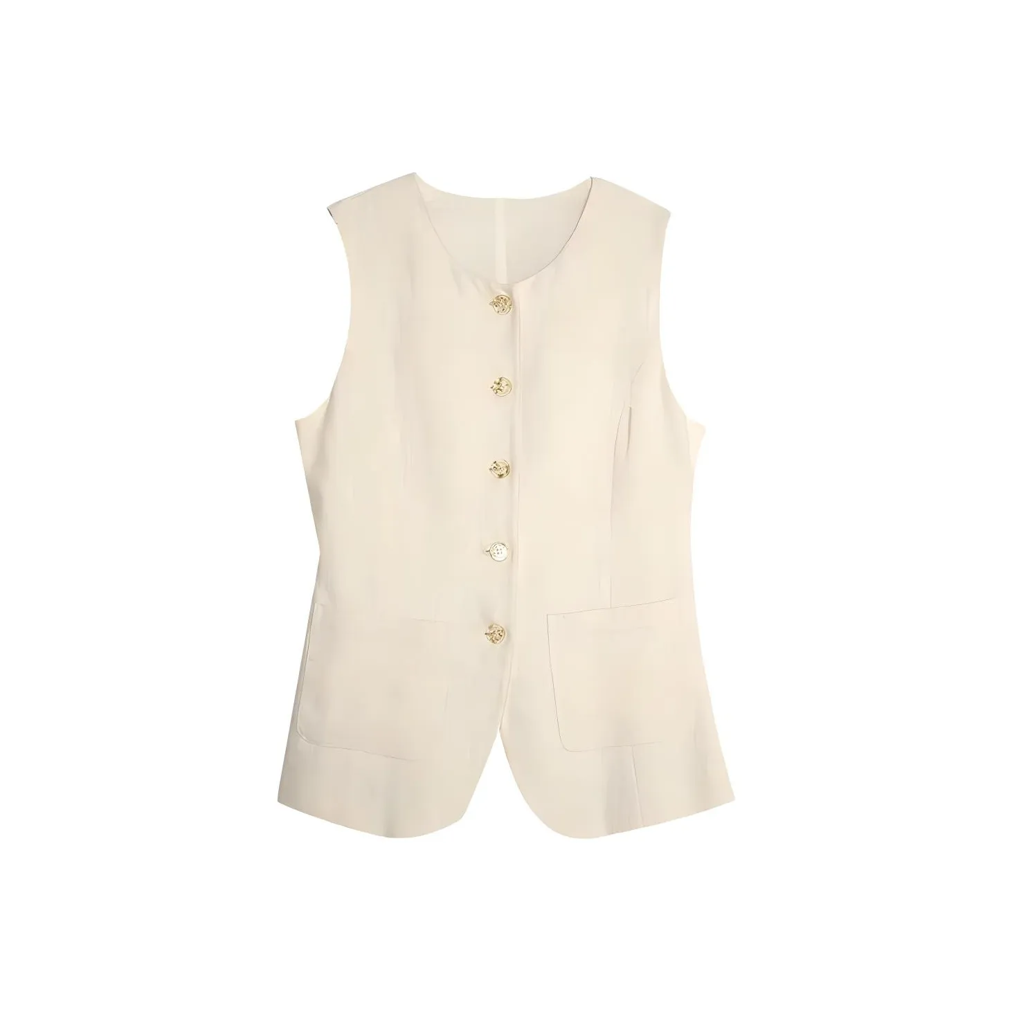 HERLAND Белый Женские Жилеты