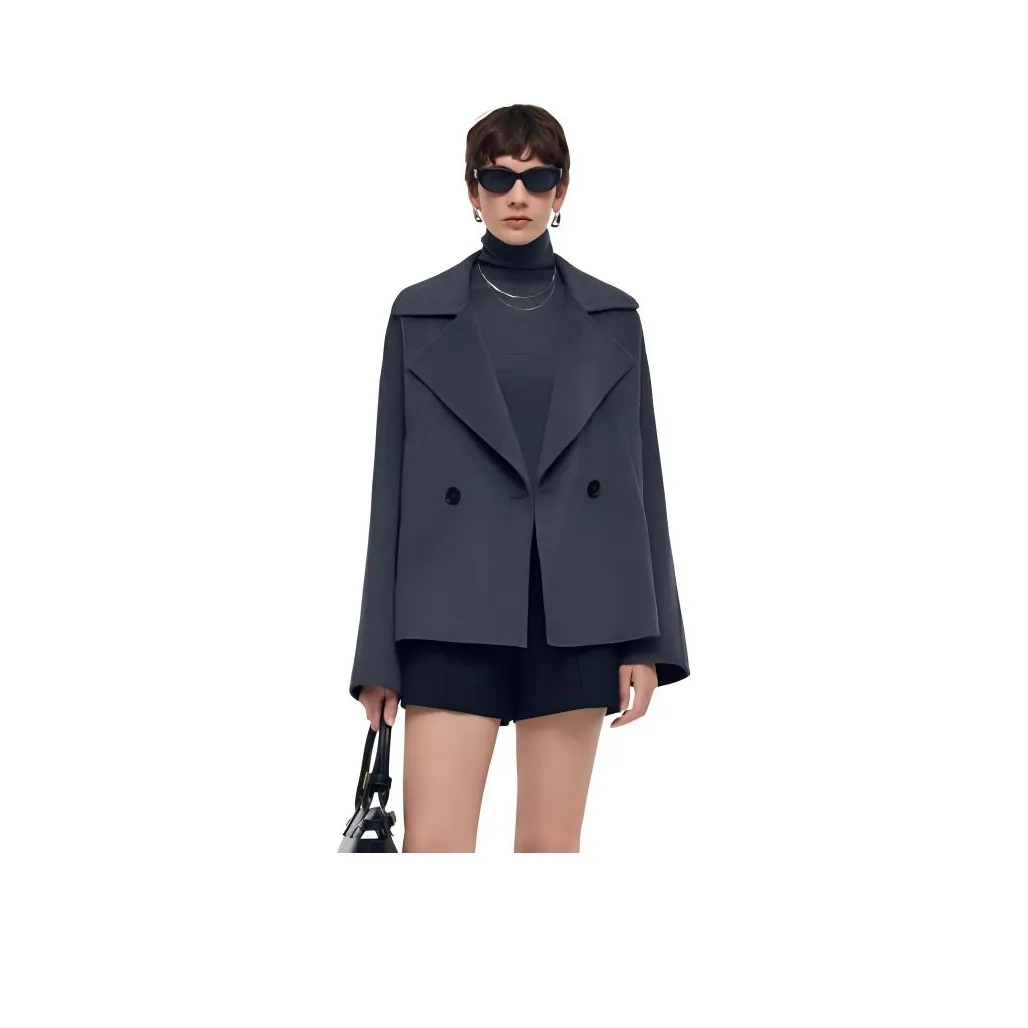 GOELIA Пальто Унисекс Темный Фотиния Серый