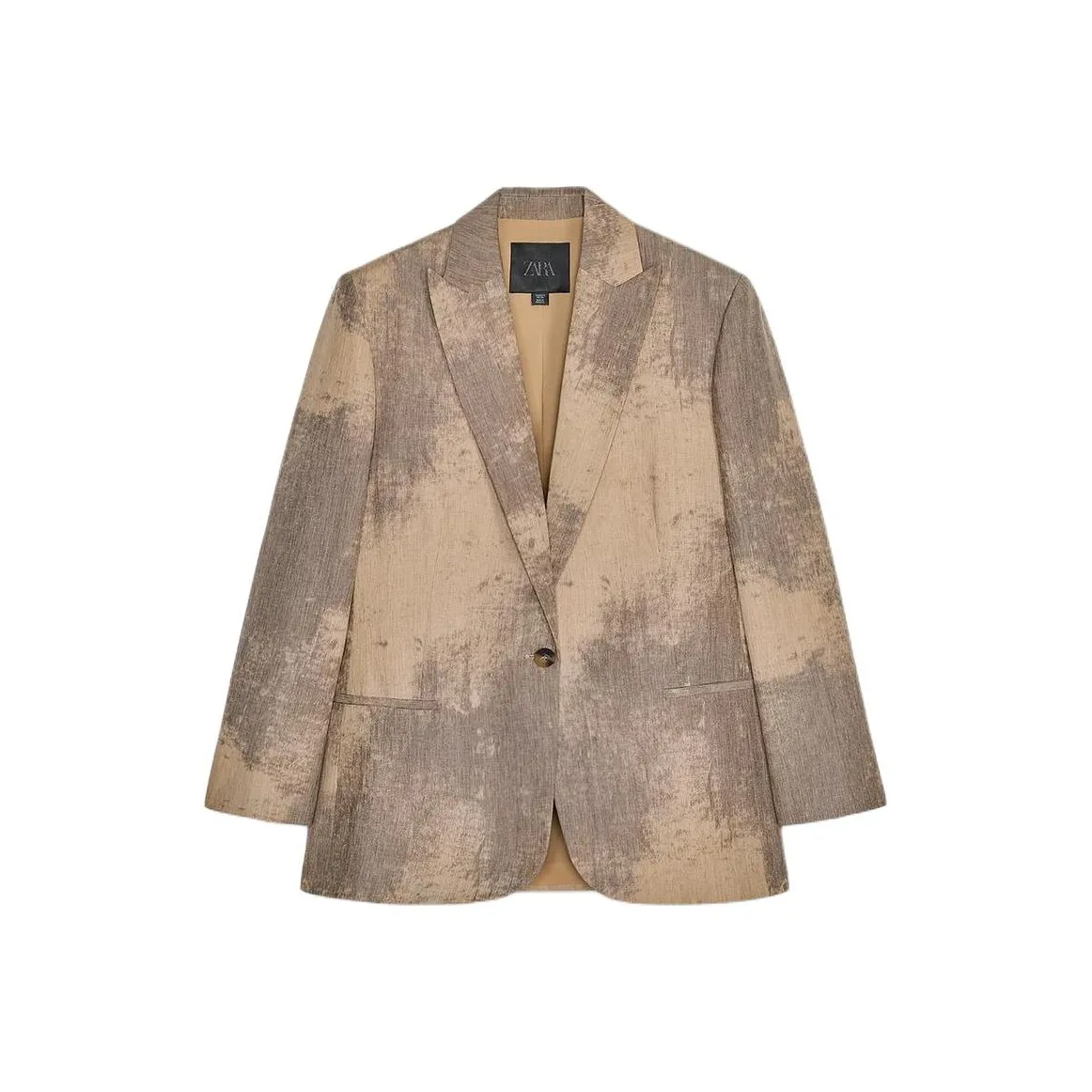 ZARA ZW Series Бизнес-костюм Женский Бежевый Коричневый