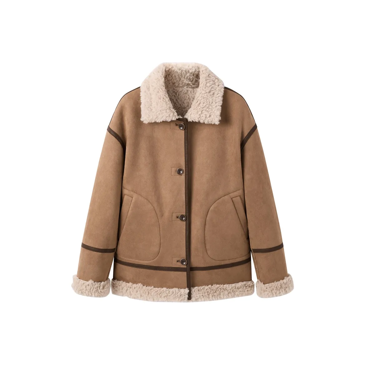 LEDIN Velvet Jackets Women's Burnt Tea Brown