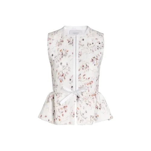 Giambattista Vall Белые Женские Жилеты