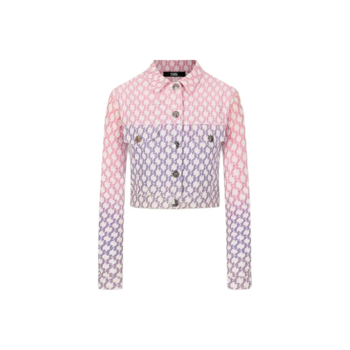 KARL LAGERFELD Denim Jacket Women's Purple