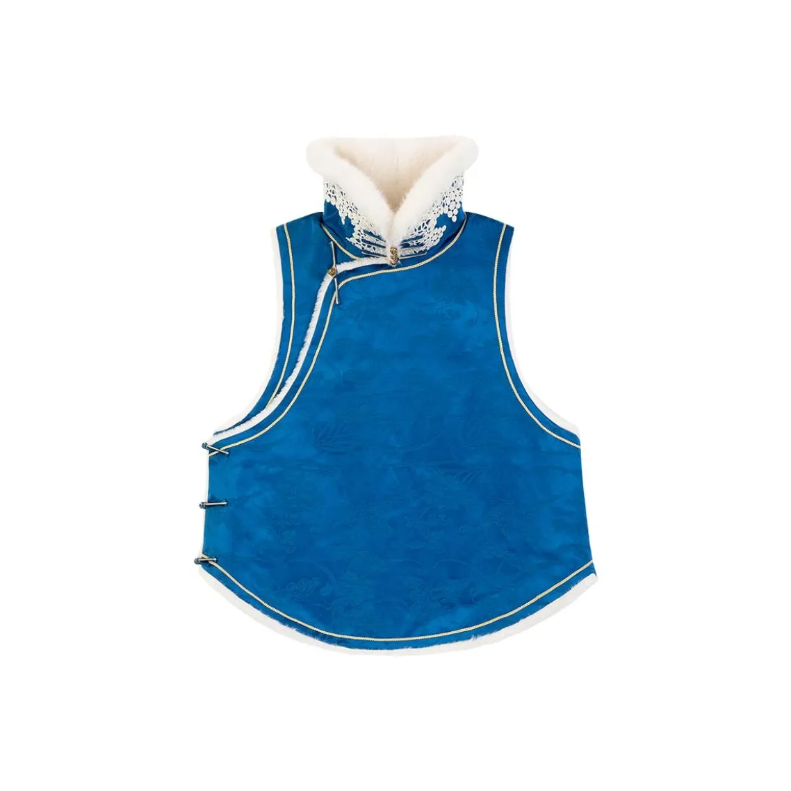 YICHENGFENGXU Жилет Женские Синий