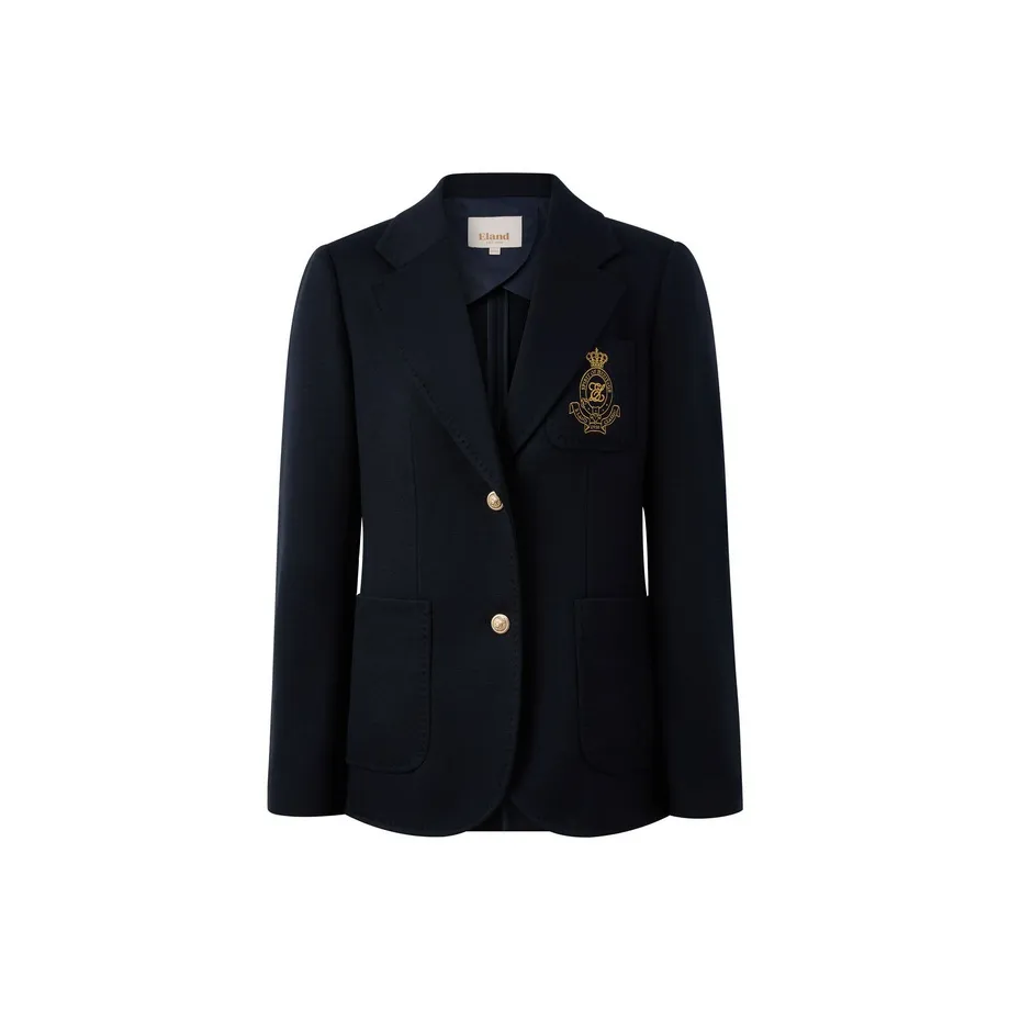 E.land Бизнес-костюм женский темно-синий