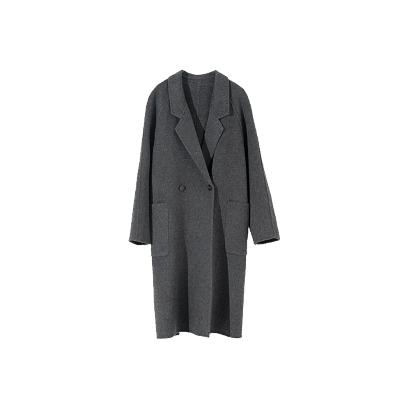 ZIMO Темно-серое Женское Пальто