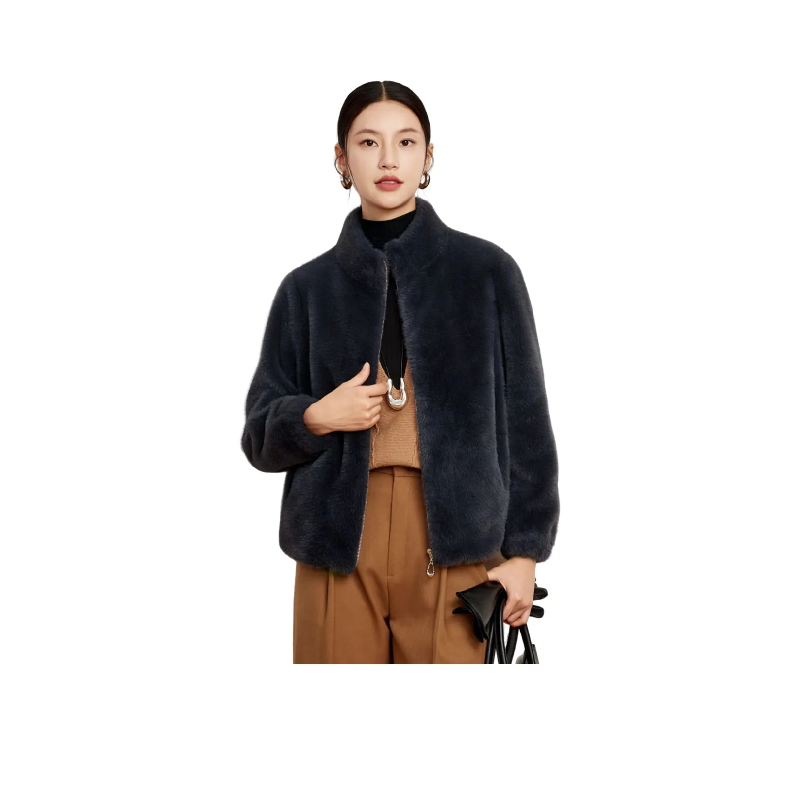 FORTEI Фиолетовый Женские Меховые изделия