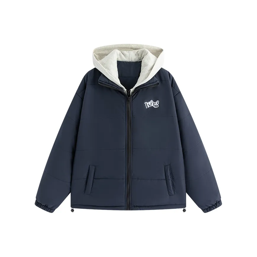 KING PRINCE Puffer Jacket Women's Navy Blue