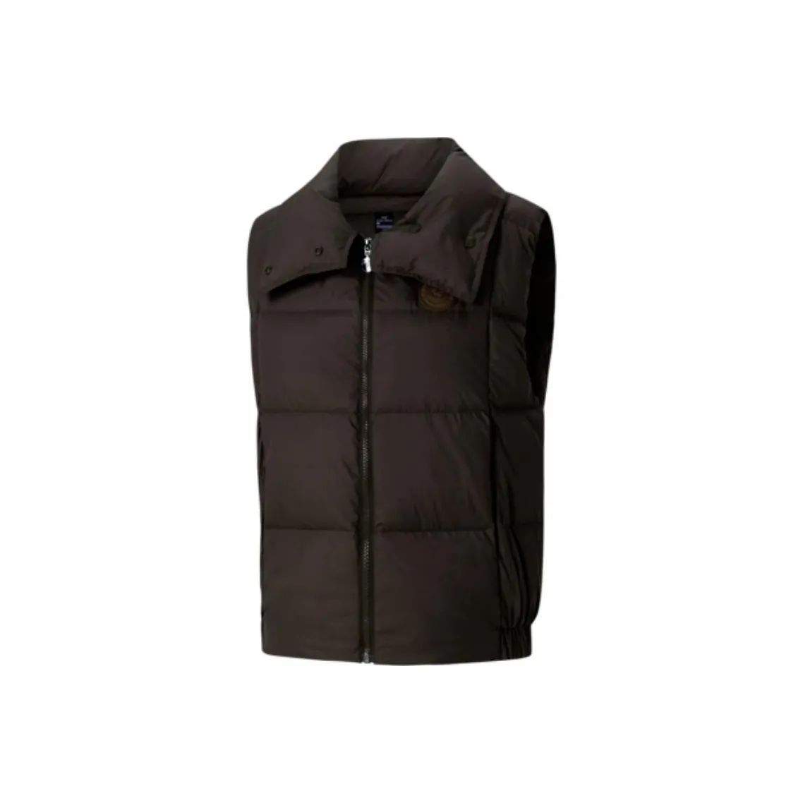 361° x Little Liu Duck Совместный модель Жилет Женские Темно-кофейный Кофе