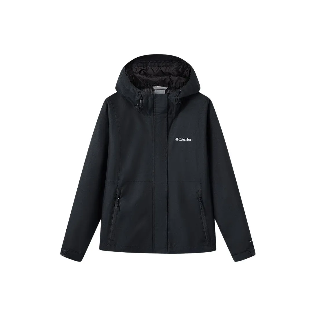 Columbia Water Resistant Windproof Breathable Windbreaker Jacket Women's Black