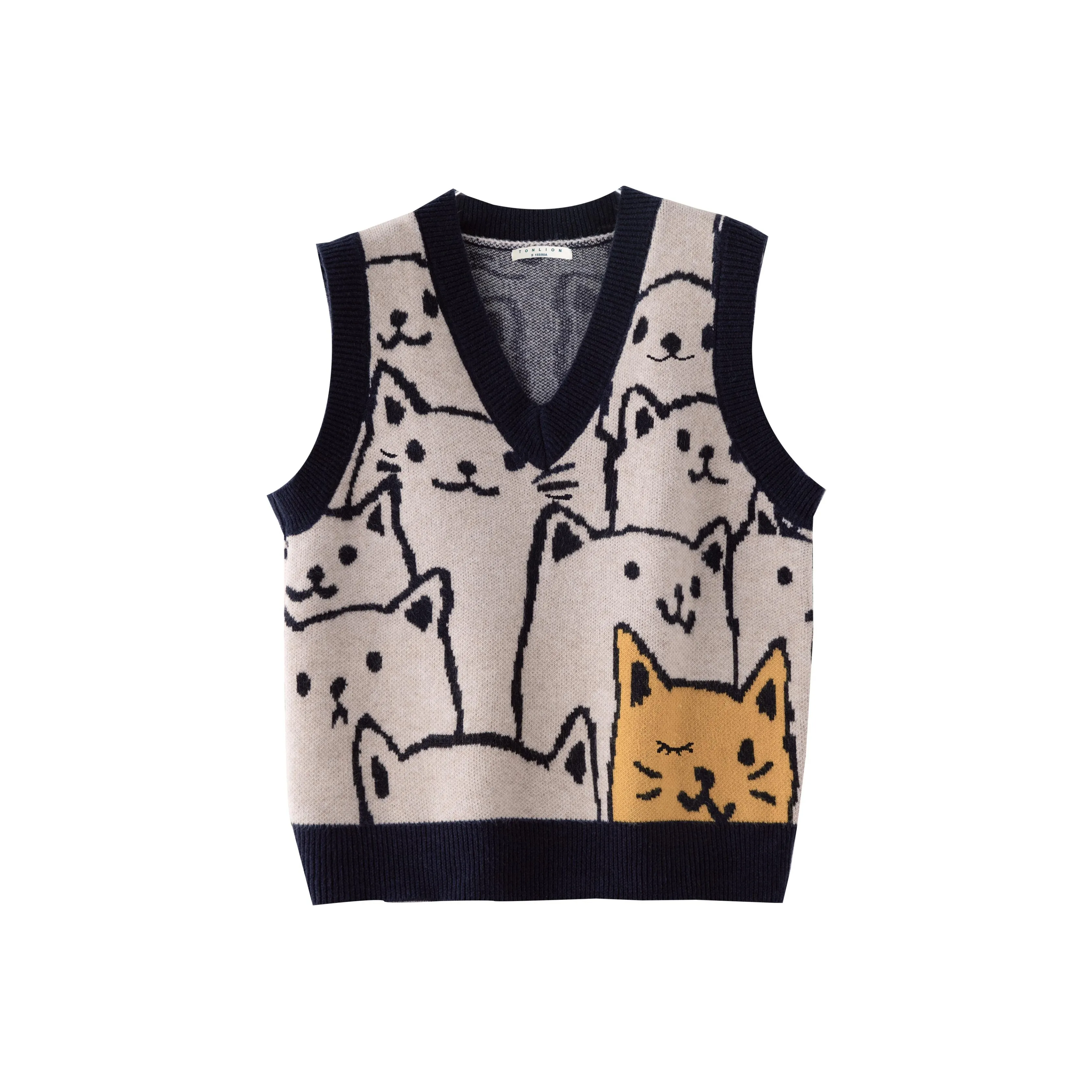 Tonlion Женский жилет с синим оттенком