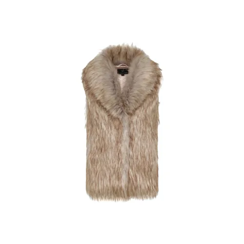 Unreal Fur Светло-бежевый Женские Жилеты