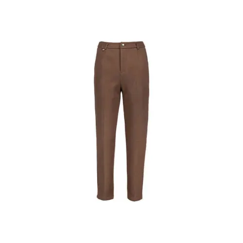 SPRING BANBOO Темный кофейный Женские Повседневные брюки