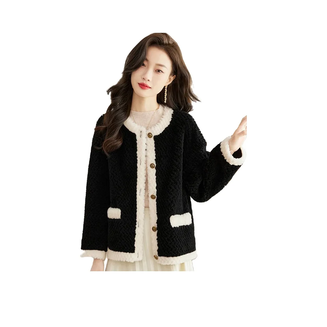 KAISER Черный Женские меховые изделия