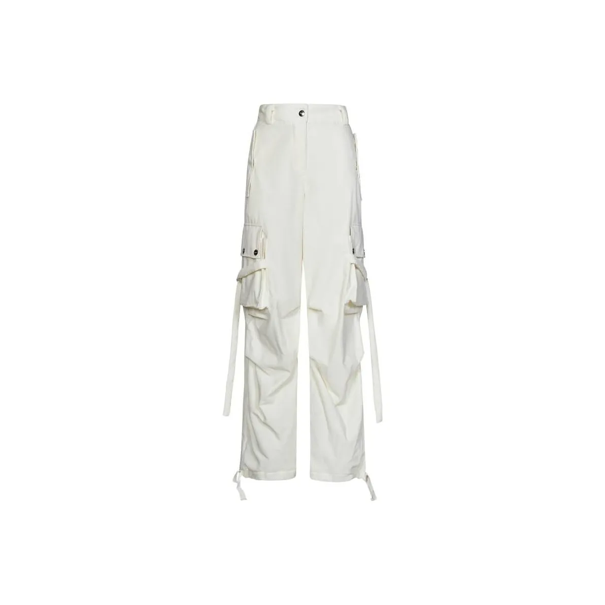 MSGM Белый Женские Повседневные Брюки