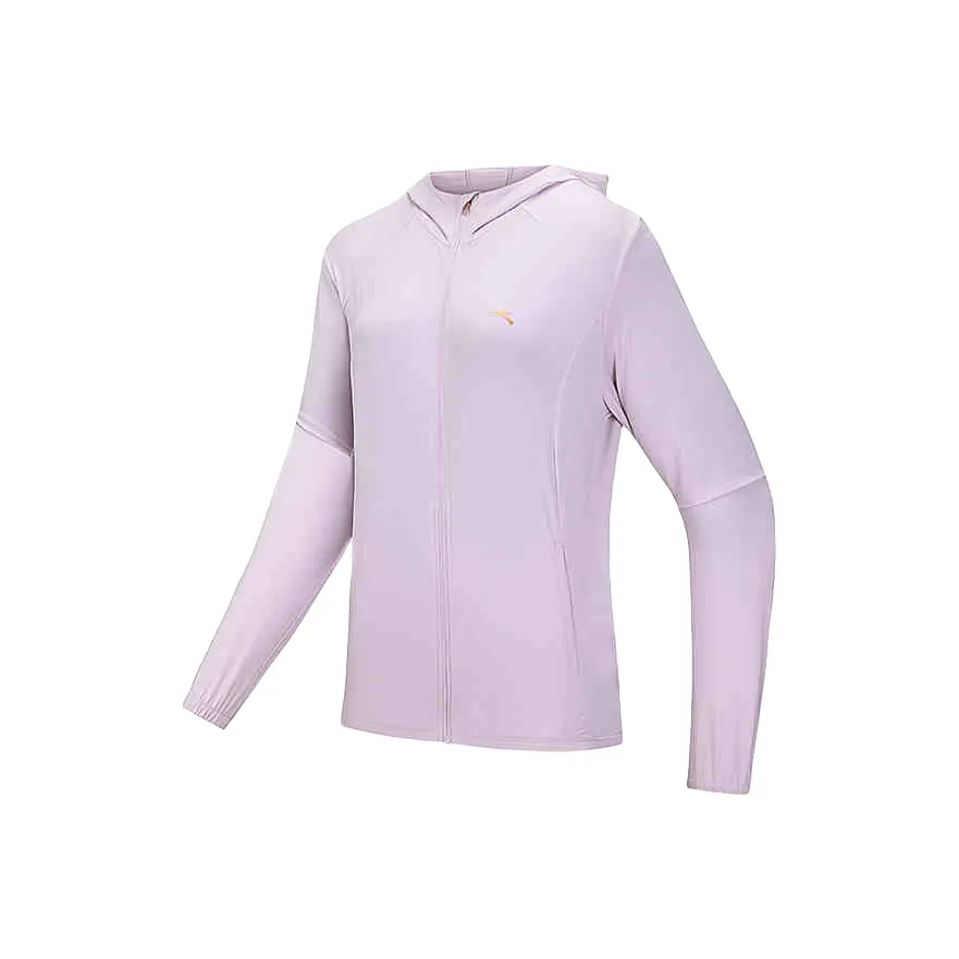 ANTA Variety Тренировки Коллекция Дышащая Защита от УФ-лучей Одежда с Защитой от Солнца Женская Летящее Перо Фиолетовый