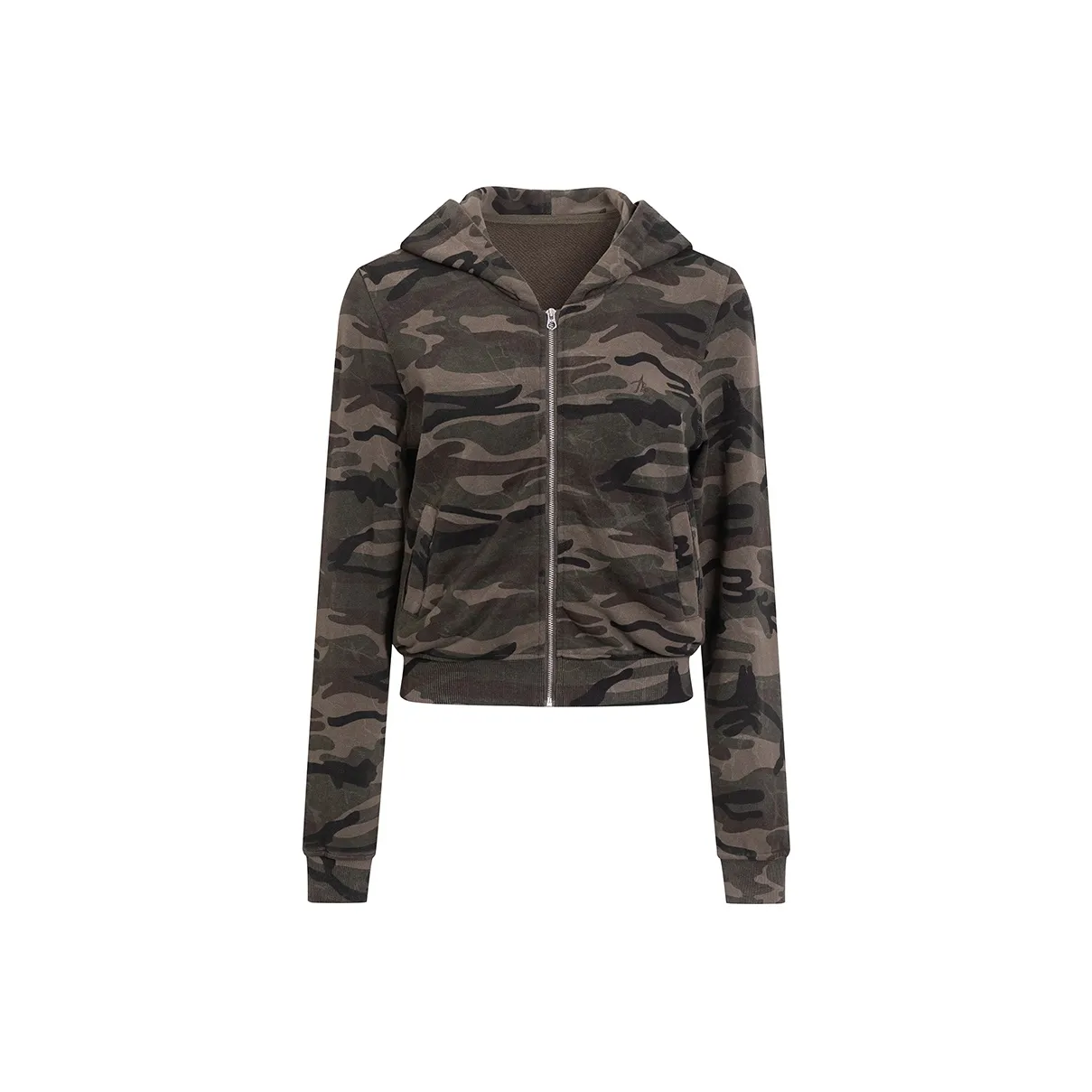 Ariseism Cropped Jacket Women's Camouflage Арайзизм Укороченная Куртка Женская Камуфляж